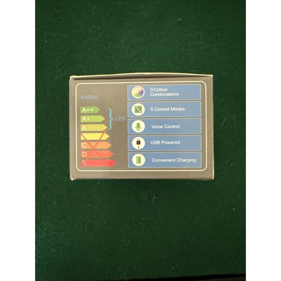 Rechargeable Disco Lamp Nightlight – LED Party Light Color-Changing USB Portable - Picture 3 of 9